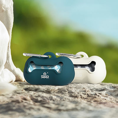 Αειφόρος κάλυπτης σάκων σκύλου με σάλιο σκύλου σκούρο πράσινο